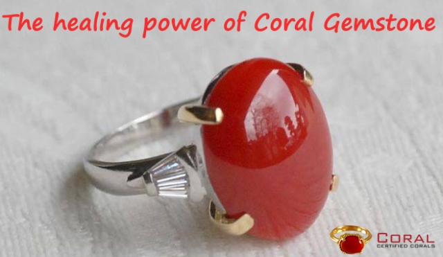 Healing power of coral gemstone